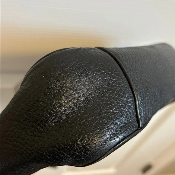 Michael Kors Pebbled Leather Black Crossbody Bag - Picture 9 of 10